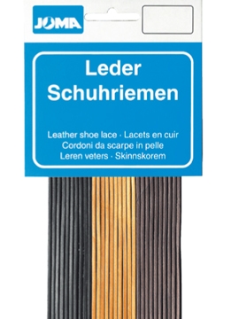Best.-Nr. 2011 Leder - Schuhriemen, nur 15 Paar schwarz