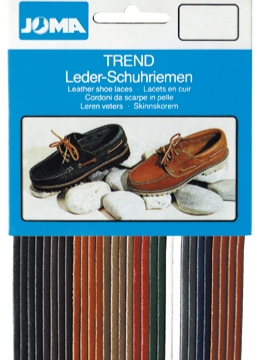 Best.-Nr. 2063 TREND-Leder - Schuhriemen, nur 15 Paar farbig sortiert